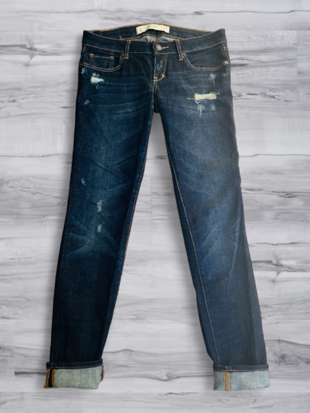 🆕🫎 The Super Skinny Distressed Jeans 2016 Abercrombie & Fitch 2P NWOT👖